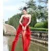 Áo Corset ren hoa