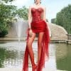 Chân váy Chiffon nhún