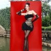 dam-cup-luoi-nhum-beo-2 Đầm cúp lưới nhún bèo