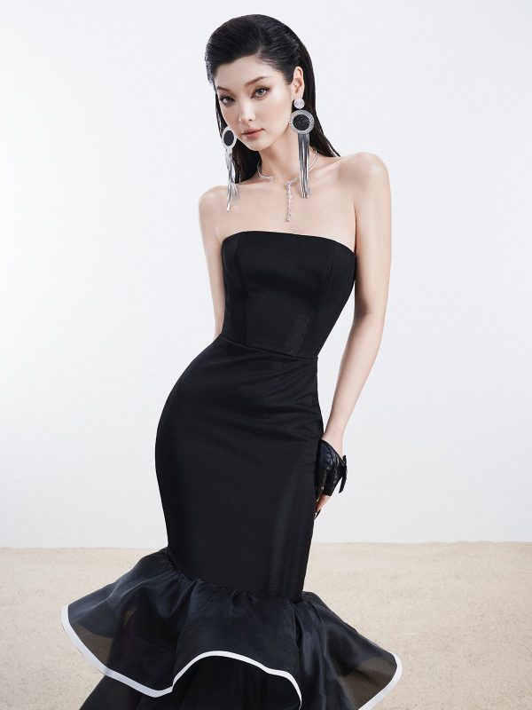 Đầm Cúp Chân Tầng Xoè - Hình ảnh 4