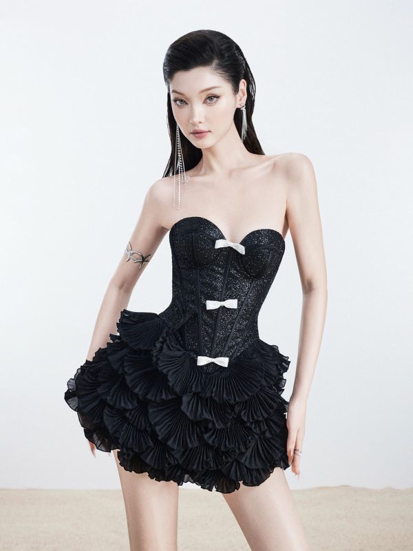 Đầm Cúp Tùng Cánh Quạt - Hình ảnh 3