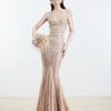 Đầm Sequin Tùng Lông Xoè