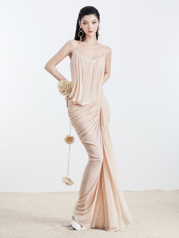 Đầm Thun Lưới Ngực Nhọn - Hình ảnh 5