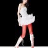 Yara Top Black - White